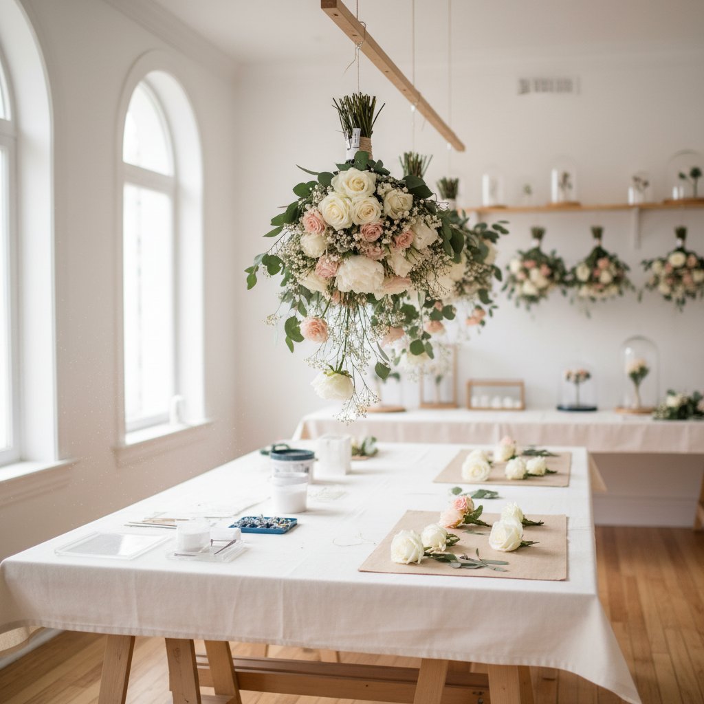 Matching bouquet style to wedding dress